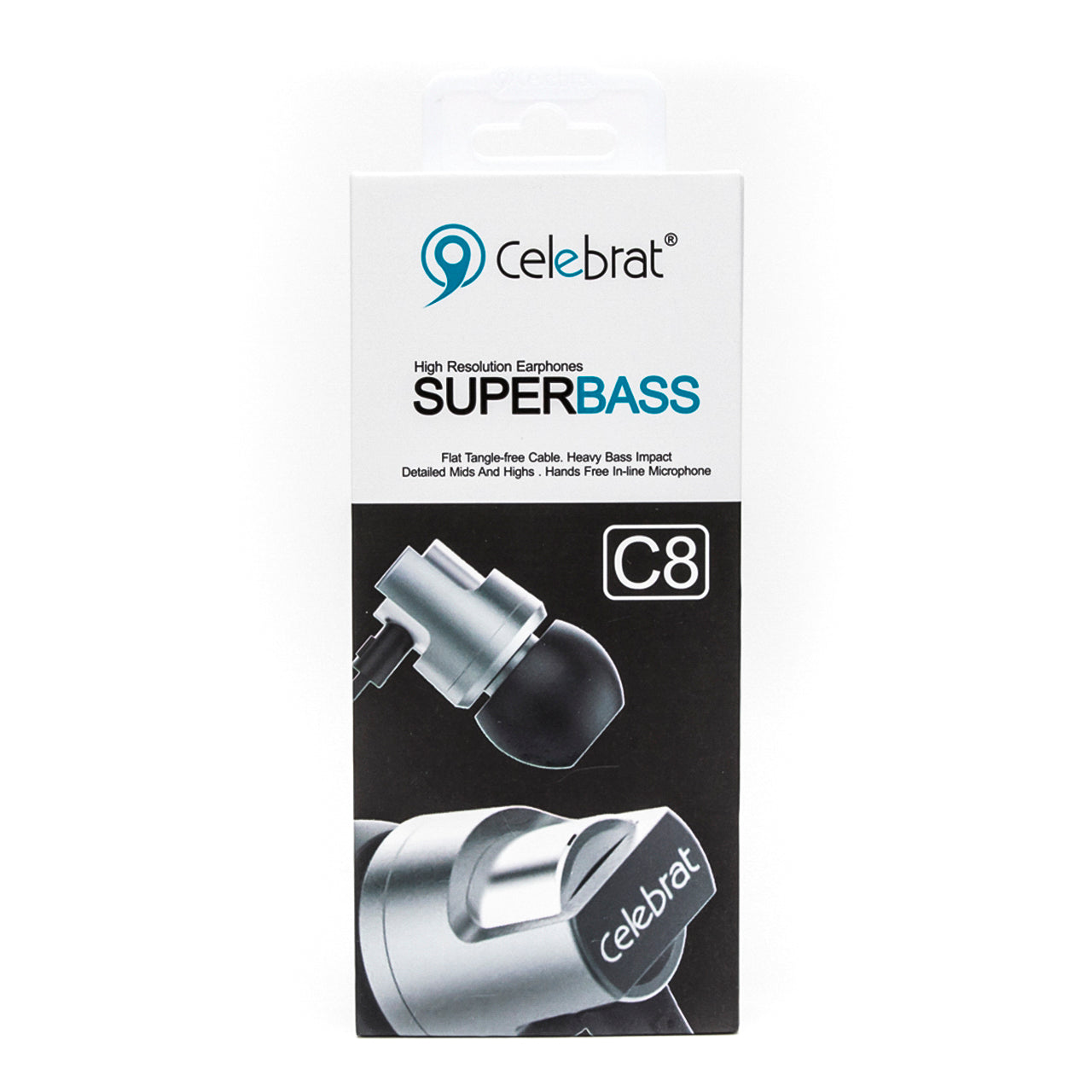 Celebrat SuperBass C8 Headset Fülhallgató