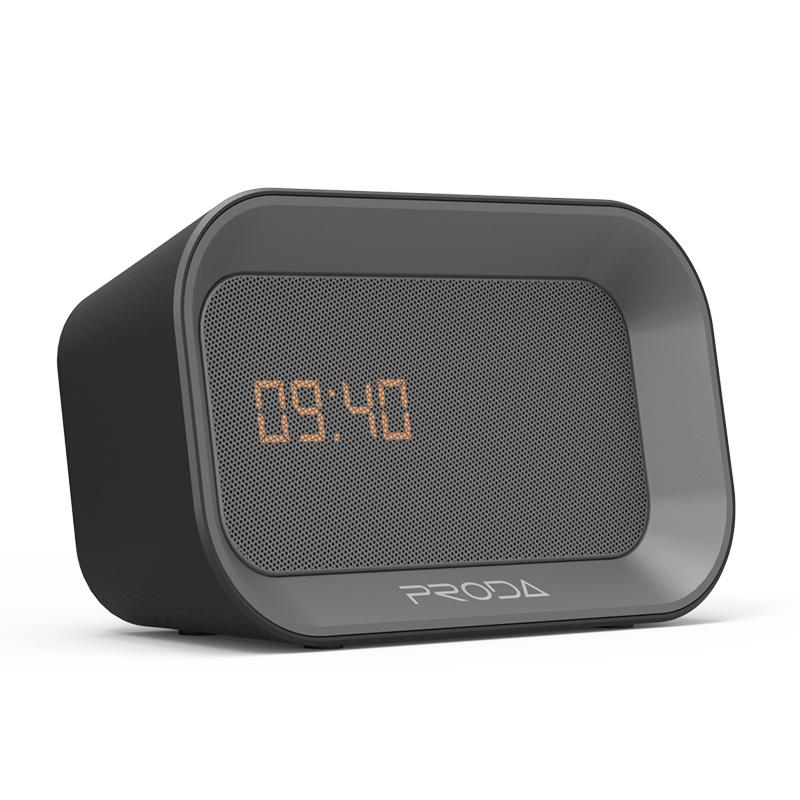 Proda PR-2C Bluetooth hangszóró FM rádióval és ébresztő órával