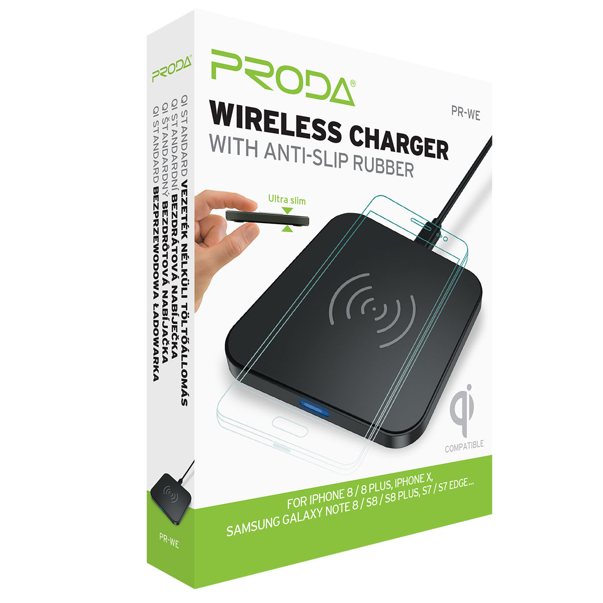 Proda PR-WE vezeték nélküli telefontöltő dobozban