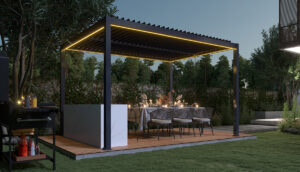 MTC Basic szabadonálló bioklimatikus pergola 9 06 1